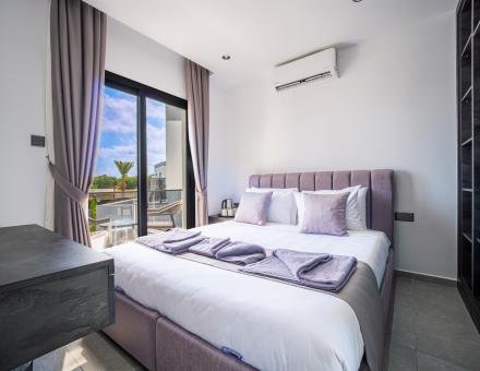Two Bedroom Family Room with Private Balcony, Mountain & Sea View