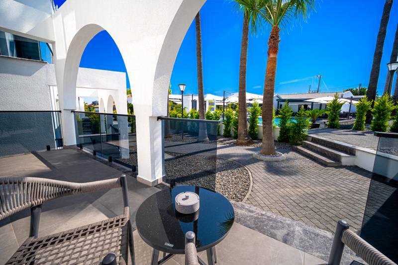 Comfort Double Room with Sofa Bed, Private Terrace & Pool