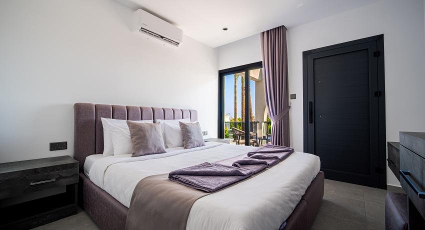 Classic Ground Floor Double Room with Private Terrace & Pool View
