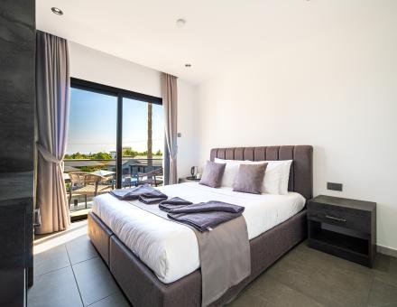 Classic First Floor Double Room with Private Balcony & Pool View